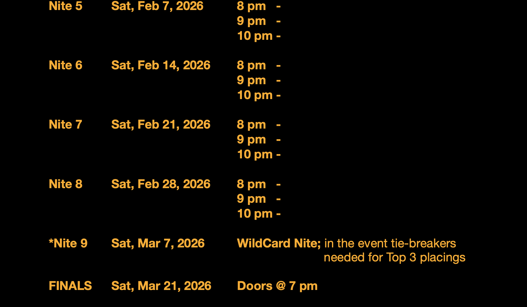 battle of the bands 2026 schedule pages 09 16 2025 02 25 pm