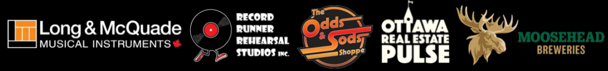 Home Sponsors: Long & McQuade, Record Runner, Odds & Sods, Ottawa Real Estate Pulse, Moosehead Breweries